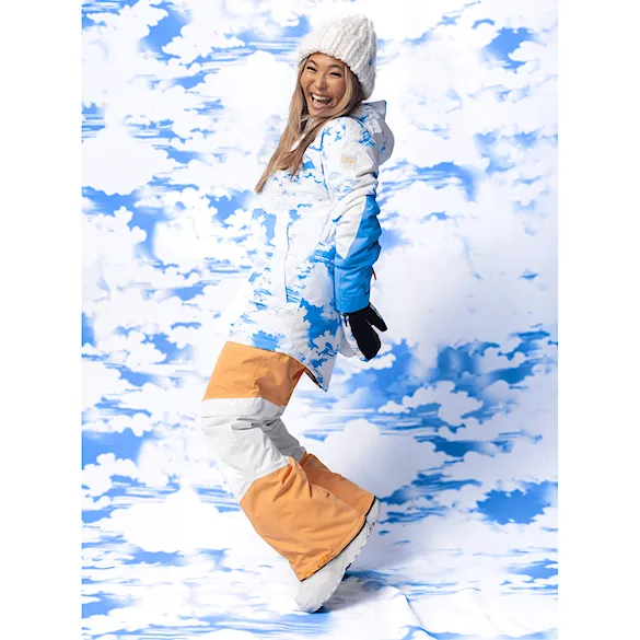 Snowboard Pants Roxy Chloe Kim Woodrose mock orange 2024 - 18