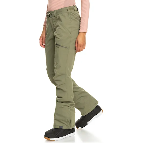 Nohavice na snowboard Roxy Nadia deep lichen green 2023 - 3