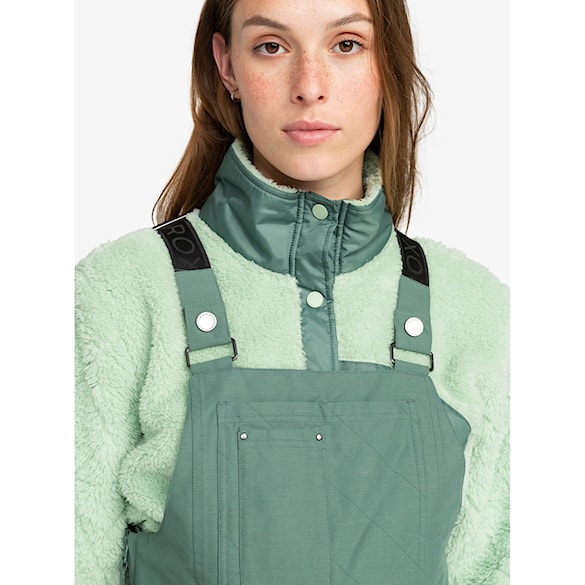 Spodnie snowboardowe Roxy Rideout Bib dark forest 2024 - 7
