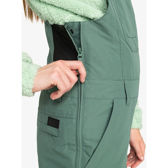 Spodnie snowboardowe Roxy Rideout Bib dark forest 2024 - 8