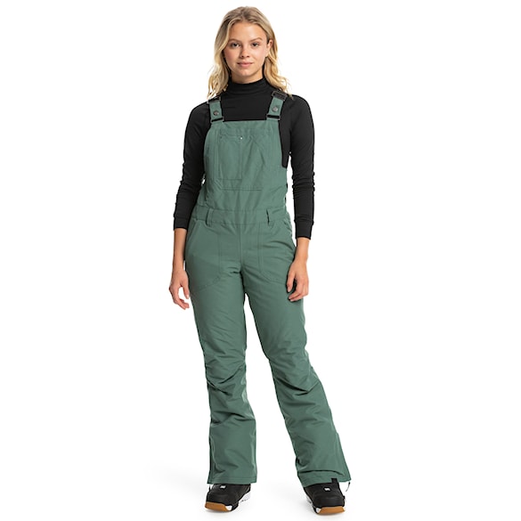 Spodnie snowboardowe Roxy Rideout Bib dark forest 2024 - 1