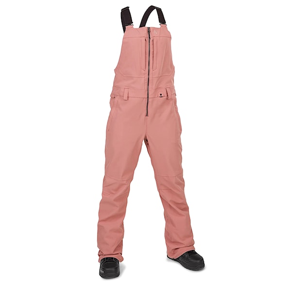 Nohavice na snowboard Volcom Wms Swift Bib Overall earth pink 2024 - 1