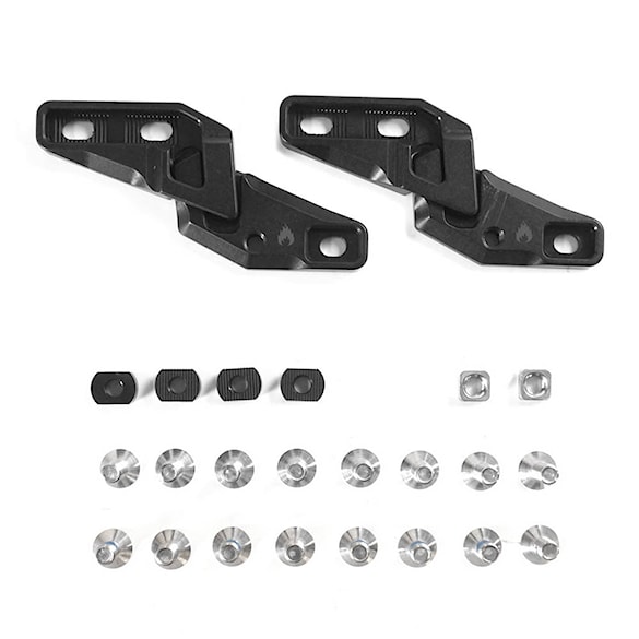 Części splitboardowe Spark R&D Fixie Clips Through-Mount black 2026 - 2