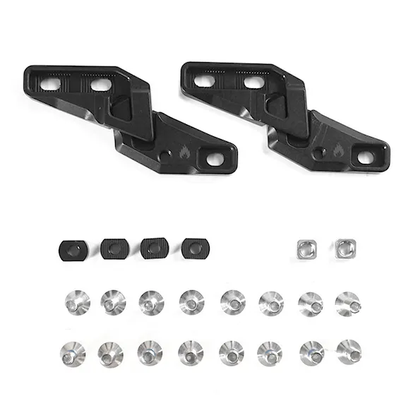 Diely pre splitboarding Spark R&D Fixie Clips Through-Mount black 2026 - 2