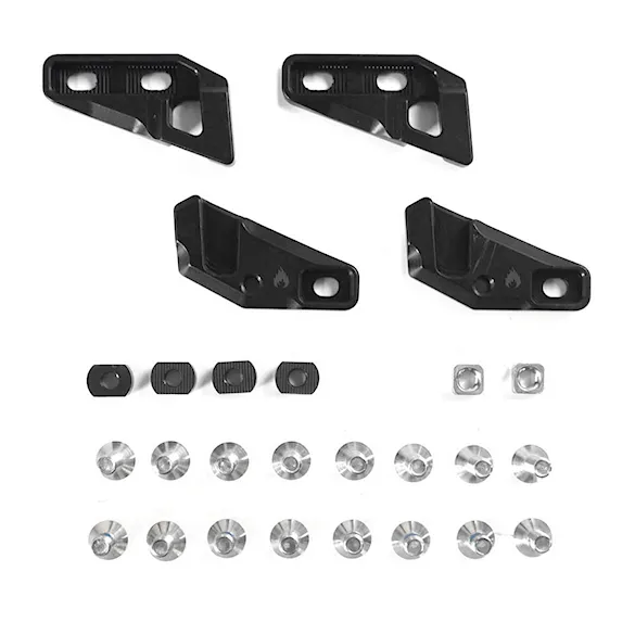 Diely pre splitboarding Spark R&D Fixie Clips Through-Mount black 2026 - 1