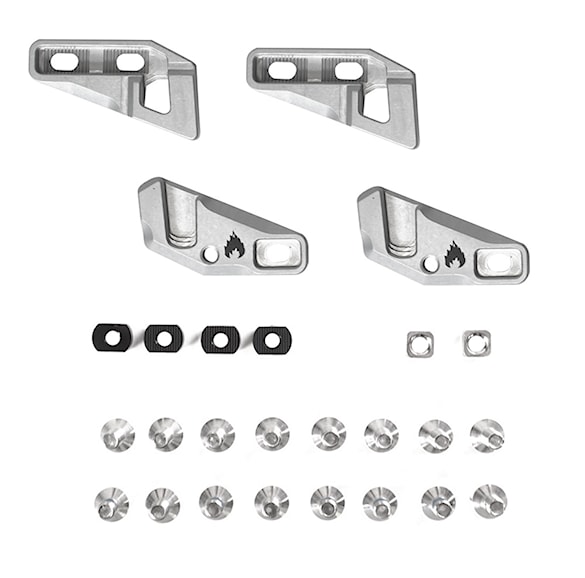 Diely pre splitboarding Spark R&D Fixie Clips Through-Mount metal 2026 - 1