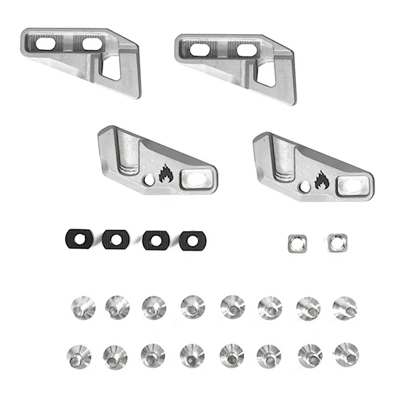Splitboarding Parts Spark R&D Fixie Clips Through-Mount metal 2026 - 1