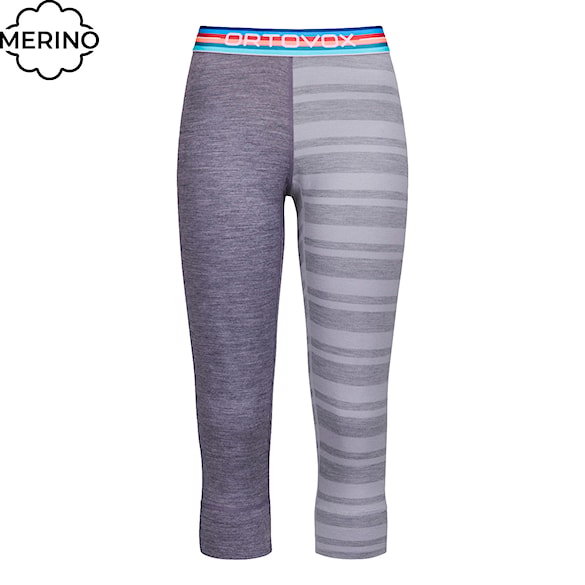 Spodky ¾ ORTOVOX Wms 185 Rock'n'wool Short Pants grey blend 2025 - 1