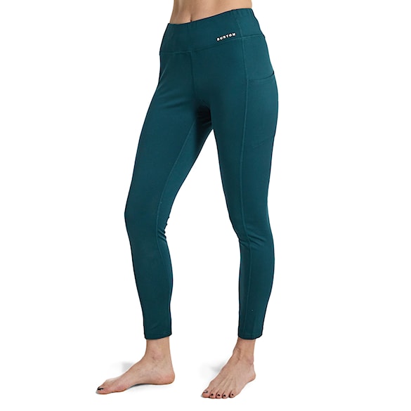 Kalesony Burton Wms Midweight X Pant deep emerald 2025 - 1