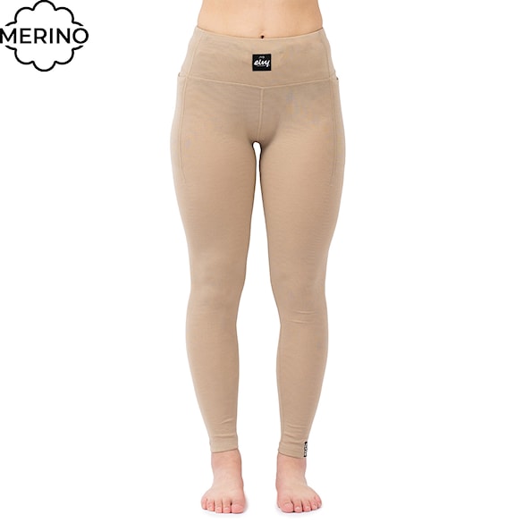 Spodky Eivy Pocket Merino Wool Rib Tights sand 2026 - 1