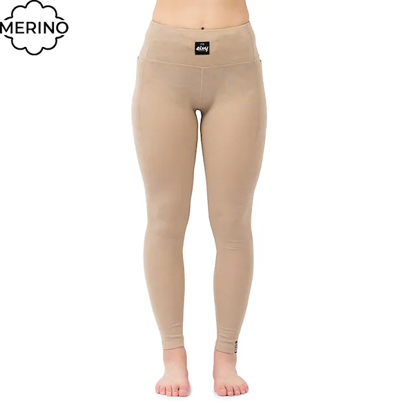 Spodky Eivy Pocket Merino Wool Rib Tights sand 2026 - 1