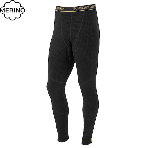 Spodky Sensor Merino Double Face černá 2024 - 1