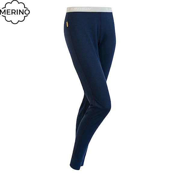 Spodky Sensor Merino Double Face Dámské deep blue 2023 - 1