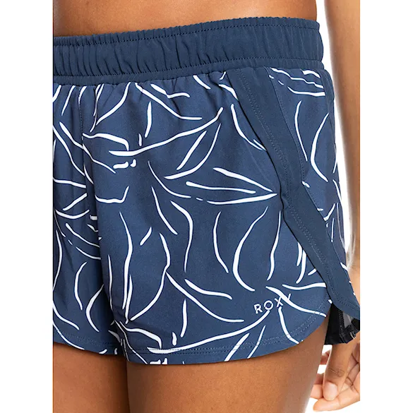 Fitness kraťasy Roxy Sunset Cassette Printed mood indigo tropical mood 2022 - 4