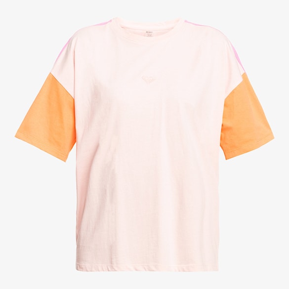 Fitness T-shirt Roxy Essential Energy Cblock peach whip 2023 - 8