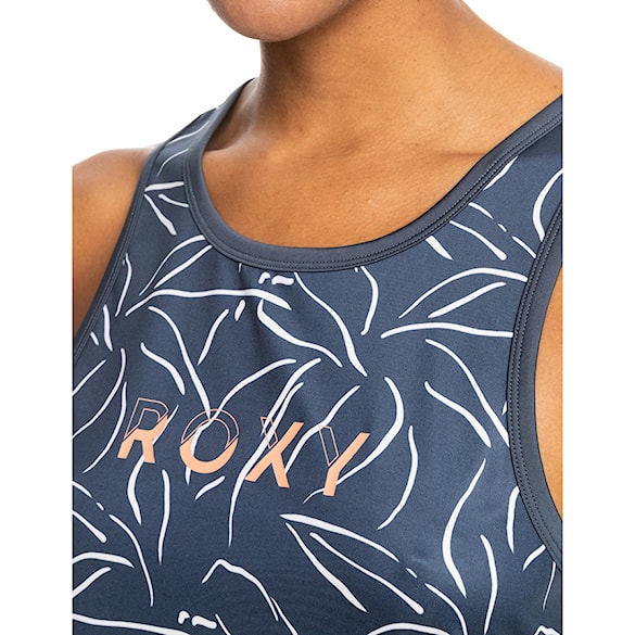 Fitness tílko Roxy Sing For Me mood indigo tropical mood 2022 - 4