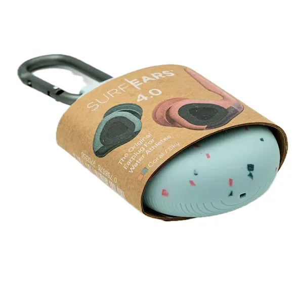 Zatyczki do uszu SurfEars 4.0 coral sky - 8