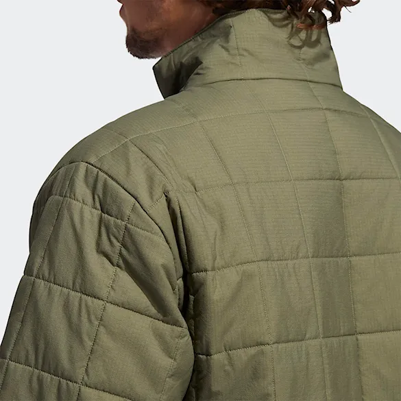 Zimná bunda do mesta Adidas Quilted legacy green/feather grey 2020 - 10