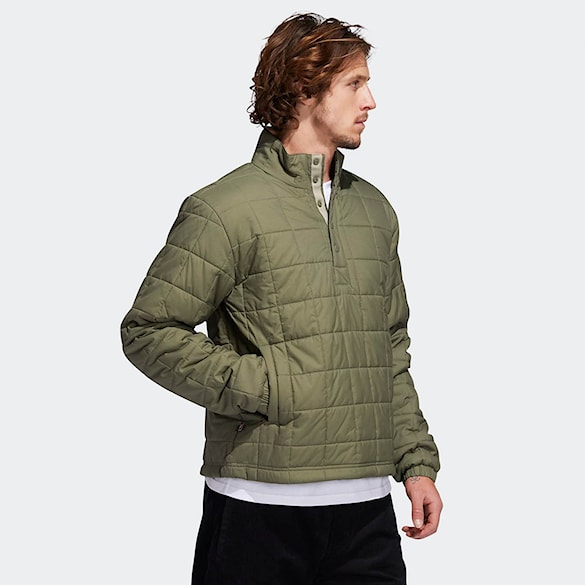 Zimná bunda do mesta Adidas Quilted legacy green/feather grey 2020 - 4