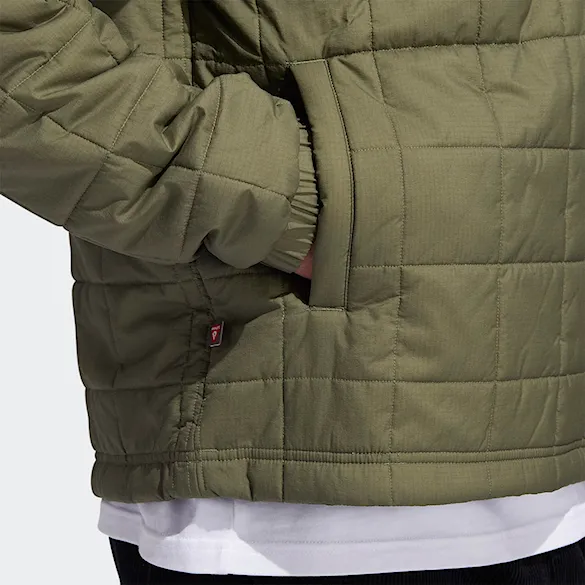 Zimná bunda do mesta Adidas Quilted legacy green/feather grey 2020 - 9