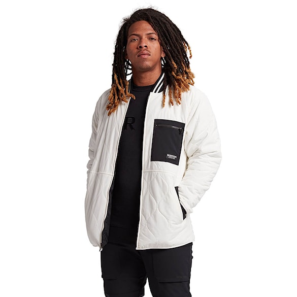 Kurtka zimowa do miasta Burton Mallet stout white 2021 - 1