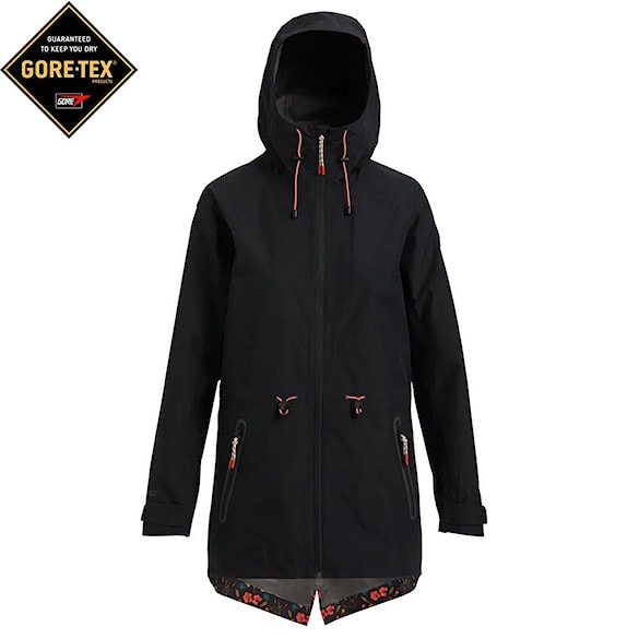 Street kurtka Burton Wms Gore Packrite true black/black fresh  pressed 2019 - 1
