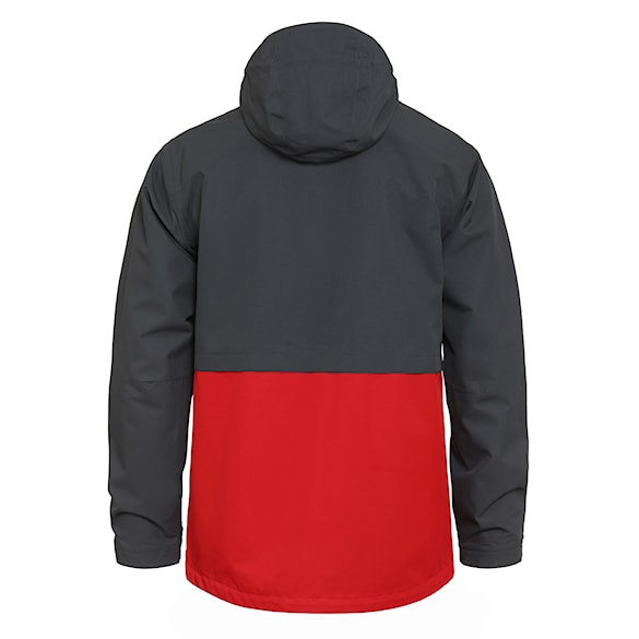 Street bunda Horsefeathers Closter II phantom/lava red 2024 - 2