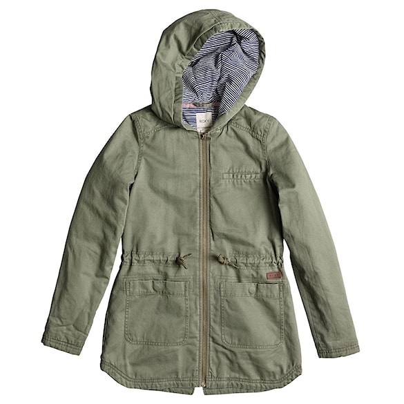 Zimní bunda do města Roxy Primo Parka dusty olive 2015 - 1