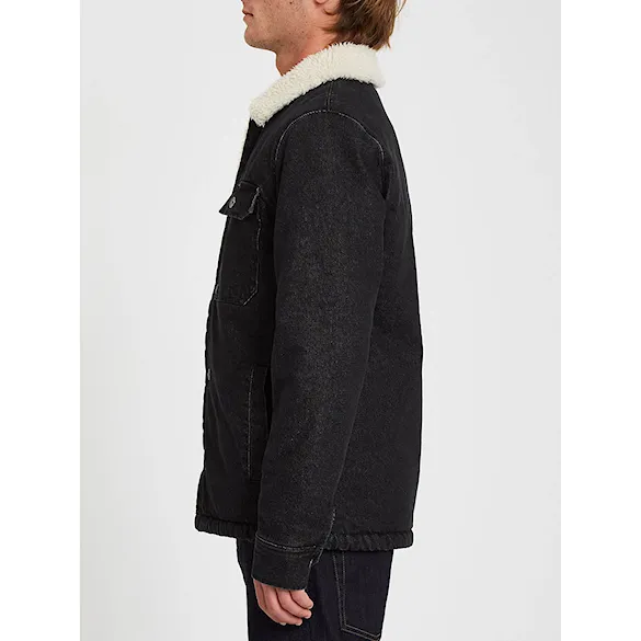 Zimní bunda do města Volcom Keaton black combo 2021 - 3