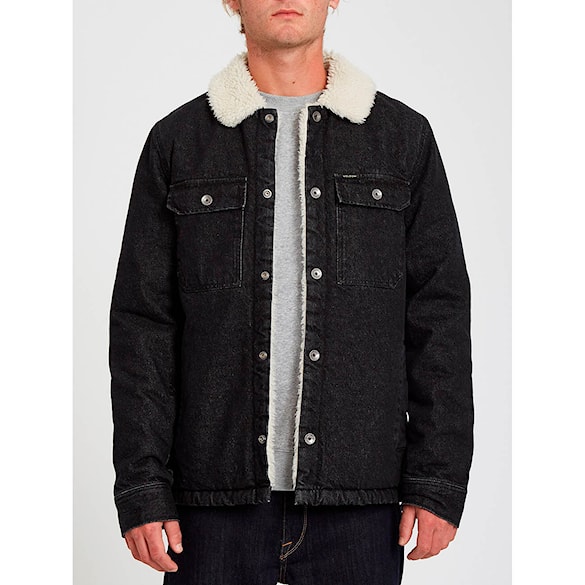 Zimní bunda do města Volcom Keaton black combo 2021 - 4