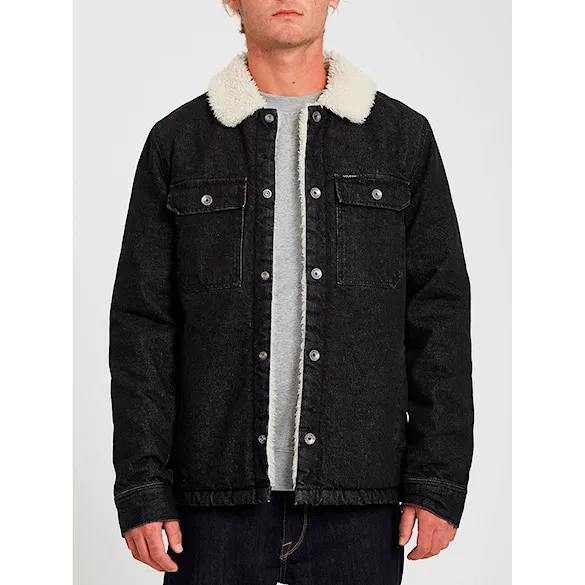 Zimní bunda do města Volcom Keaton black combo 2021 - 4
