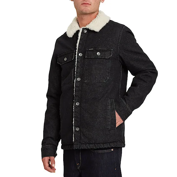 Zimní bunda do města Volcom Keaton black combo 2021 - 7