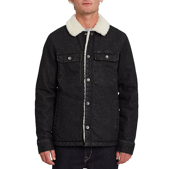 Zimní bunda do města Volcom Keaton black combo 2021 - 1