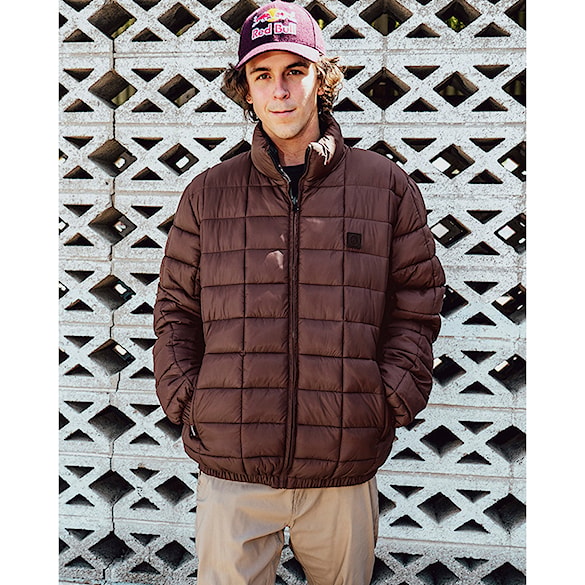 Zimní bunda do města Volcom Walltzerd Jacket mahogany 2022 - 11
