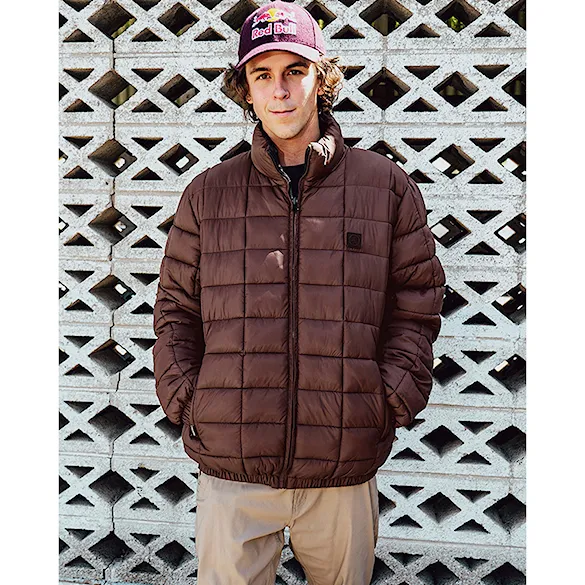 Zimní bunda do města Volcom Walltzerd Jacket mahogany 2022 - 11