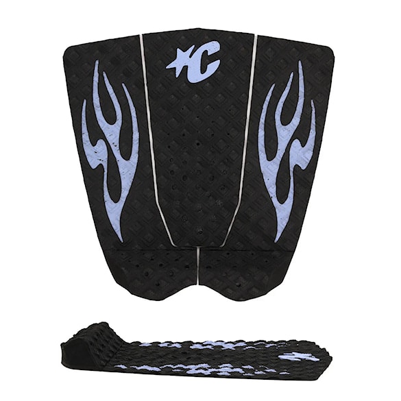 Surf grip pad Creatures Griffin Colapinto Lite Ecopure black purple haze flames - 1