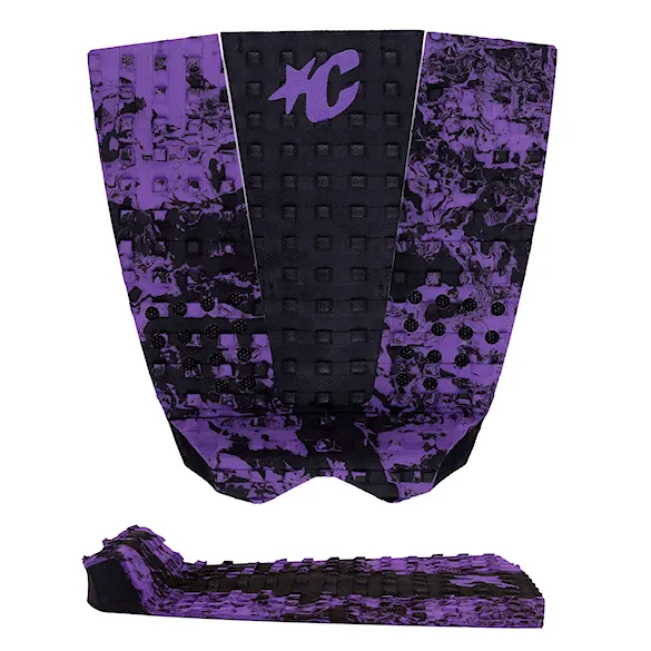 Surf grip pad Creatures Italo Ferreira Lite Ecopure punk purple swirl black - 1