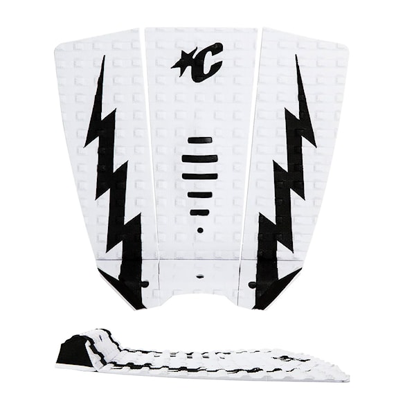Surfboard Grip Pad Creatures Mick Eugene Fanning Lite Ecopure white black - 1