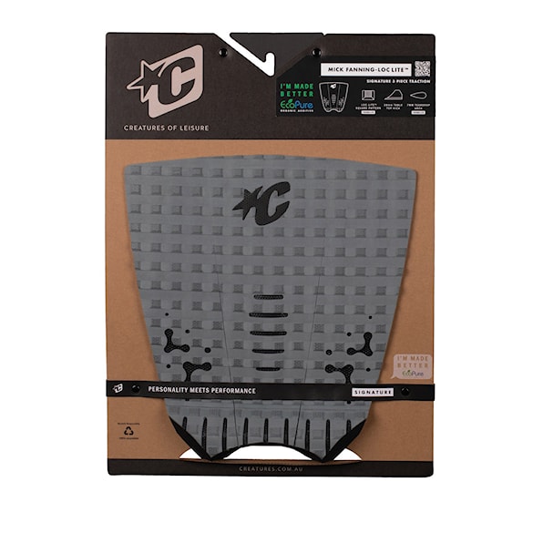 Surf grip pad Creatures Mick Fanning Loc-Lite Ecopure titanium black - 5