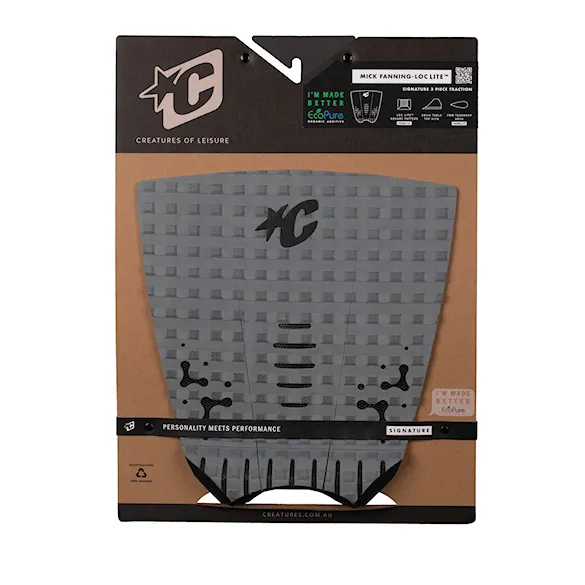 Surf grip pad Creatures Mick Fanning Loc-Lite Ecopure titanium black - 5