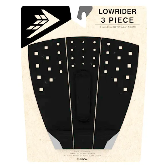 Surfboard Grip Pad Firewire Lowrider Thin 3 Piece Arch black/charcoal - 5