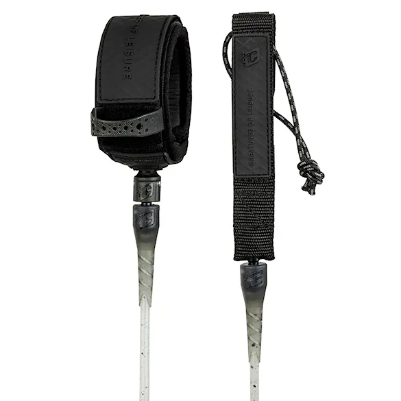 Surf leash Creatures Longboard Ankle 9 cement speckle black - 1