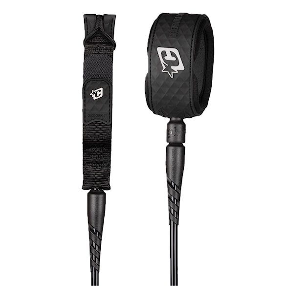 Surfboard Leash Creatures Reliance Standard Duty 6 black silver - 1