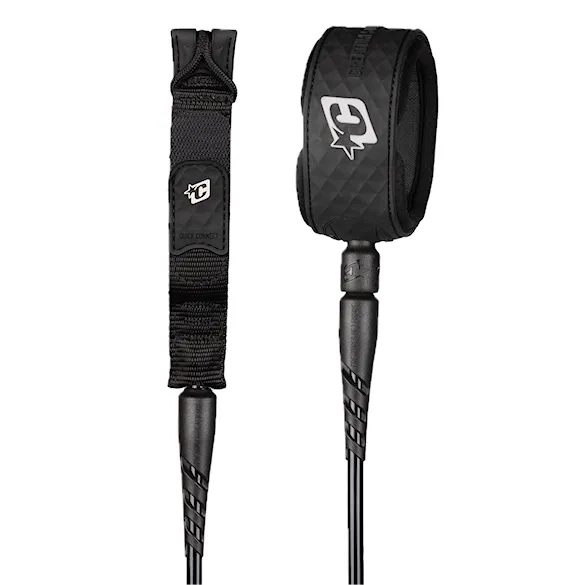 Surfboard Leash Creatures Reliance Standard Duty 6 black silver - 1