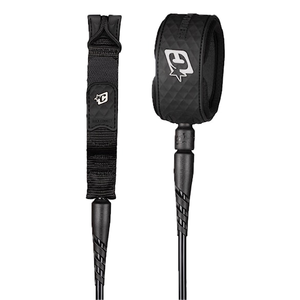 Surfboard Leash Creatures Reliance Standard Duty 7 black silver - 1