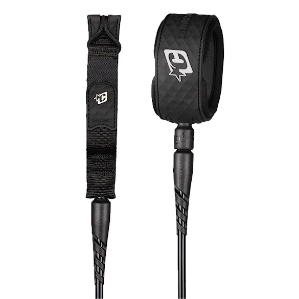 Surf leash Creatures Reliance Standard Duty 7 black silver - 1
