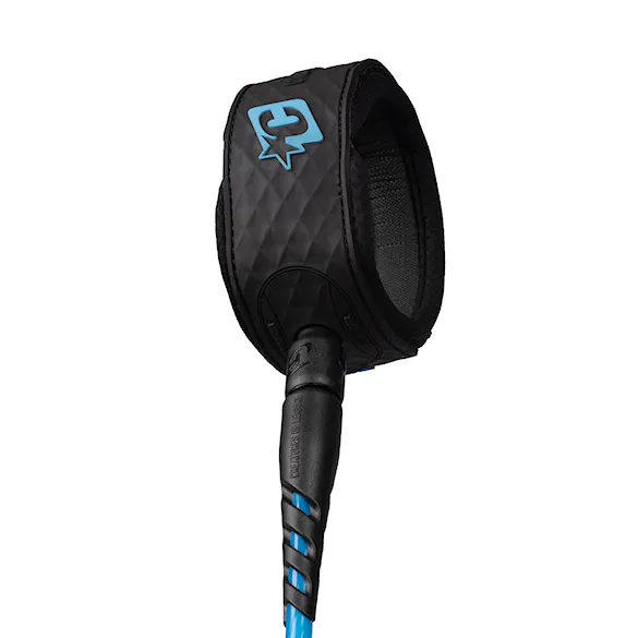 Surf leash Creatures Reliance Standard Duty 7 cyan twist black - 2