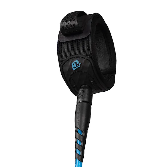 Surf leash Creatures Reliance Standard Duty 7 cyan twist black - 3