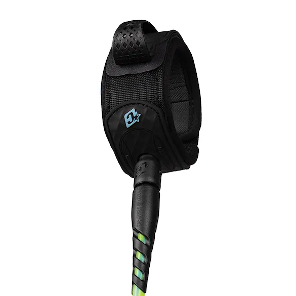 Surf leash Creatures Reliance Standard Duty 7 pine lime twist black - 4