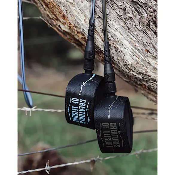 Surfboard Leash Creatures Superlite Pro 6 black purple haze barbed wire - 2